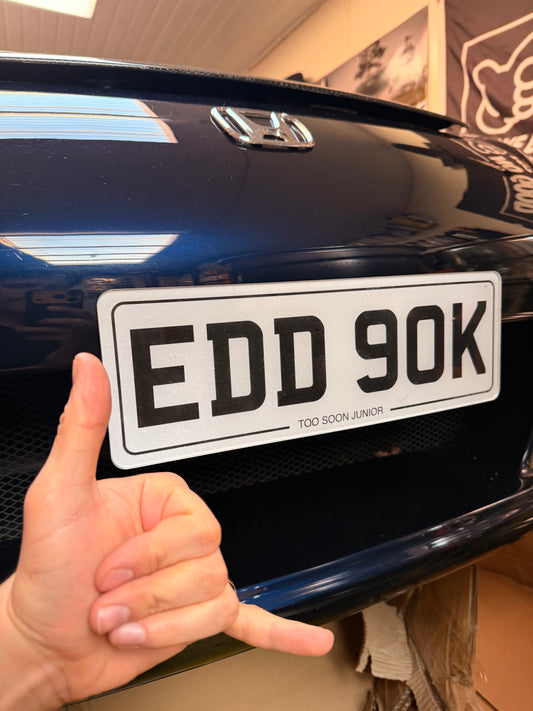 EDD90K Number plate kit
